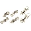Sterling Silver Infinity Bali S-Hook Clasps Approx 6