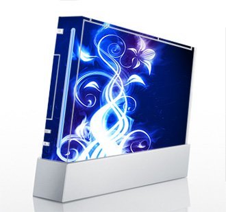 Electric Blue Skin for Nintendo Wii Console