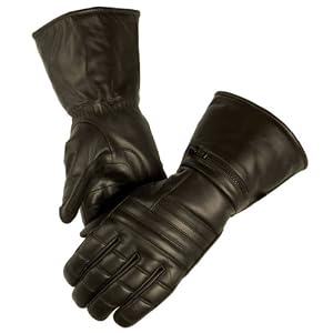 -First-Classics-Mens-High-Performance-Leather-Thinsulated-Winter-Gloves-w-Rain-Mitt-in-Zippered-Gauntlet-XS