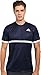 adidas Performance Men's Court Tee, Medium, Collegiate Navy/White
