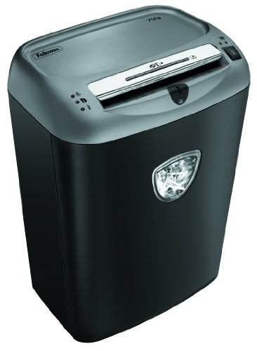 Fellowes Powershred 75Cs SafeSense Aktenvernichter 12 Blatt, schwarz/silbergrau