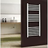 Heated Chrome Bathroom Towel Rail Radiator 1100x500mm