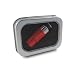 Rok-Klimer Rechargeable Flashlight with Tin Case - Red