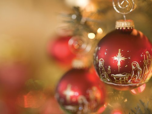 24 Holiday Note Cards For $7.49 – Joyous Ornament – Blank Cards – Red Envelopes Included