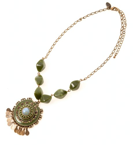 Per Una Ethnic Disc Pendant Necklace