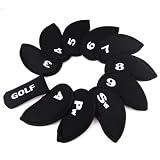 11pcs Golf Iron Club Set Putter Headcover Head Cover Case