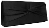 Produkt-Bild: Satin Clutch Abendtasche, schwarz