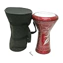 Aluminum Doumbek, Traditional Motif Red