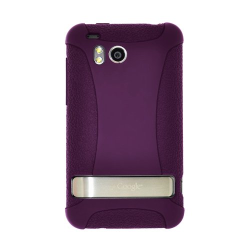 Amzer Silicone Skin Jelly Case for HTC ThunderBolt ADR6400 - Purple
