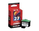 Genuine NEW Lexmark 10N0227 #27 Moderate Yield Color Ink Cartridge