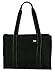 Poly Zipper Tote Bag, Black