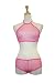 How To Measure Bra Sizes : Exposed By Magic Silk Fishnet Collection, Fishnet Halter Top And Boy Short, Pink, Small/Meduim