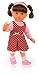 Bayer Design 94002 - Lovely Girl Puppe Emma mit braunen Haaren, 40 cm