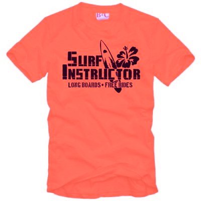 SURF INSTRUCTOR - Longboards & Free Rides - T-Shirt