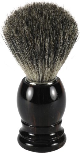 Swissco Badger Shave Brush with Tortoise Handle