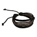 SilberDream Bracelet de Cuir Surfeur style Couleur noir, marron Taille depuis 17cm Bracelet pour hom