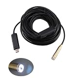 50ft USB Waterproof Snake Inspection Camera Endoscope