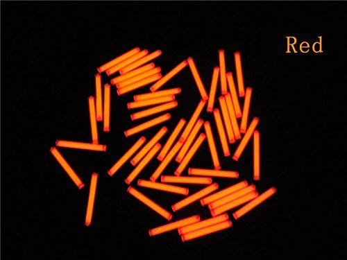 Oursmile 1 pc 3x22.5mm Trit Vials Tritium Self-luminous 15-Years (Red)