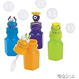 Monster Character Bottle Bubbles Party Favor Dozen