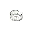 White Wave Sterling Silver Ear Cuff