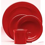 Fiesta 4-Piece Place Setting, Scarlet