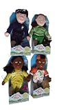 BALAMORY Set of 4 Talking Rag Dolls: Pc Plum, Miss Hoolie, Josie Jump & Spencer. 14 Inch Tall