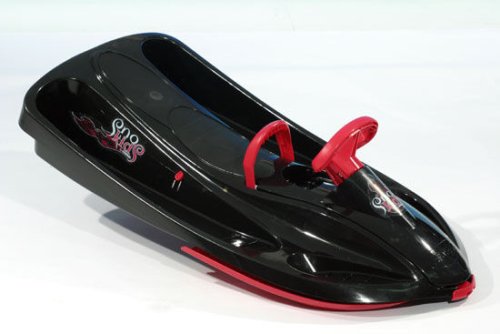 Hamax Zweisitzer Schneebob Bob Lenkschlitten 105 cm schwarz