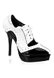Women's Saddle Shoe-Style Laced Platform Pump With 5 1/4 Inch Heel