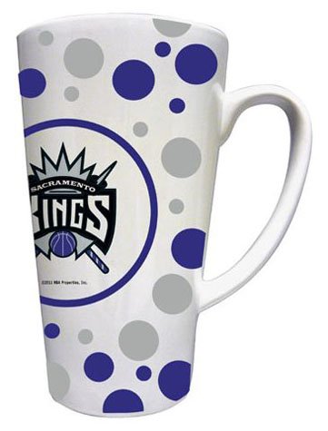 NBA Sacramento Kings 16-Ounce White Latte Mug