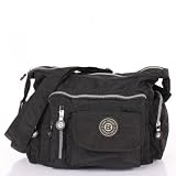 Bag Street Umhängetasche Nylon Bodybag in verschiedenen Farben Geschenkset + exklusiven Greenland Nature Schlüsselanhänger
