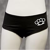 Brass Knuckles Womens Booty Shorts - Side Print