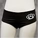 Brass Knuckles Womens Booty Shorts - Side Print