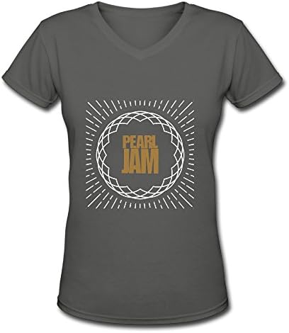 Love Rock Pearl Jam Tour 2016 Poster DeepHeather V Neck T Shirt For Women