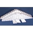 100 Cotton White Necklace Pendant Jewelry Gift Boxes 5 3/8"