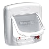 Staywell/ Petsafe Infra-Red 4-Way Locking Deluxe Cat Flap, White