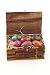 African Bright Easter Egg and Banana Fiber Box Gift Set