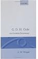 G. D. H. Cole and Socialist Democracy