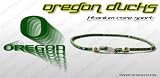 OREGON DUCKS CORE SPORT TITANIUM NECKLACE - 22 INCHES