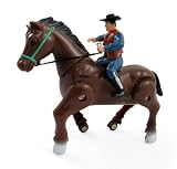 Wild West Galloping Horse and Cowboy Rider - Battery