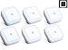 【6 Pack】Elecrainbow 0.5W Plug in LED Sensor Night Light, Automatic Dusk to Dawn Sensor, White
