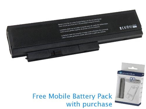 Lenovo Thinkpad X220 4286-R81 Laptop Battery 48Wh 4400mAh with empty Mobile Power Stick - Premium Powerwarehouse Replacement Battery