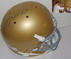 Joe Montana Signed Notre Dame Rep Helmet