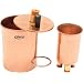 EISCO Copper Polished Calorimeter Set, 75mm Diameter x 100mm Height