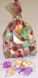 Gourmet Food : Scott's Cakes Assorted Nougat Salt Water Taffy 1/2 Pound Multi-Heart Bag