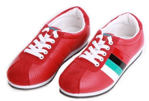 RENEEZE W9181 Womens Lace-Up Fashion Sneaker - Red