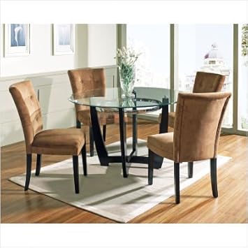 Bundle-10 Matinee Dining Table Set with Camel Parson Chair (4 Pieces),Steve Silver Furniture,SVV1740_K1056210