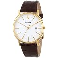 Bulova Men's 97B100 Strap White Dial Watch