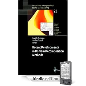 Recent Developments in Domain Decomposition Methods
