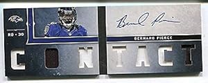 2013 Playbook Auto 7x Jersey Booklet Bernard Pierce 78/99 RAVENS - Autographed NFL Magazines
