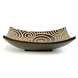 Chic Handmade Decorative Mango Wood Tray / Platter With Hand-etched Design